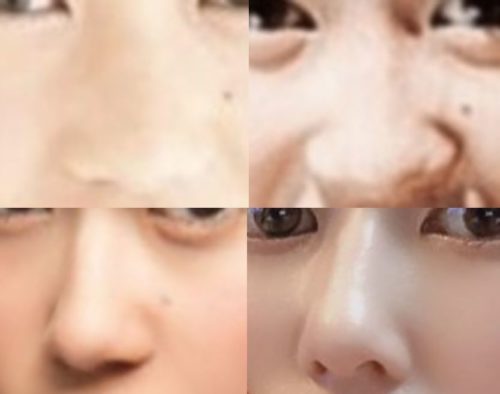 小林香菜の鼻